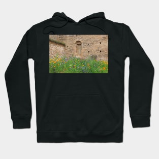 Courtyard in Burgandy Hoodie